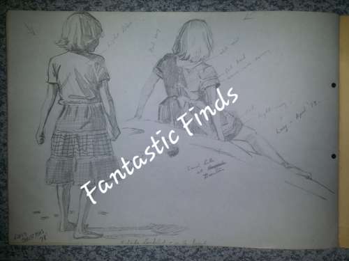 Sketchbook of Lucy M Wiles -renown  SA artist