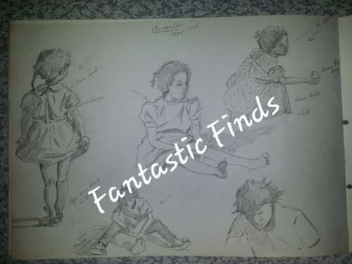 Sketchbook of Lucy M Wiles -renown  SA artist