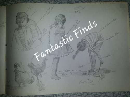 Sketchbook of Lucy M Wiles -renown  SA artist