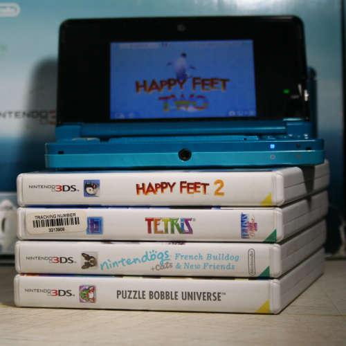 Nintendo 3DS + 4x 3ds Games