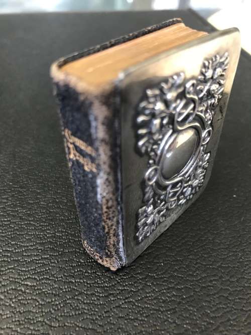 Miniture Book of Common Prayer Silver Cover