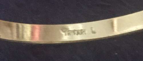 FABULOUS 1960S CROWN TRIFARI SILVER-TONE TEXTURED ETCHED LARGE CUFF BRACELET