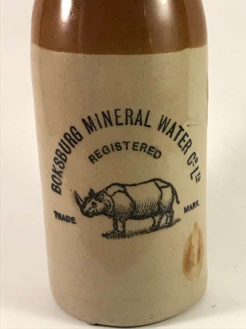 Ginger Beer botttle Boksburg Mineral Water Co Ltd