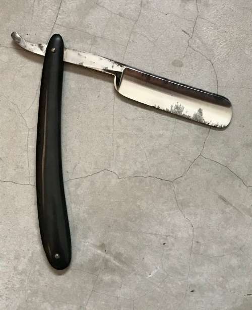 RARE VINTAGE SSA ESKILSTUNA SWEDISH STEEL STRAIGHT RAZOR