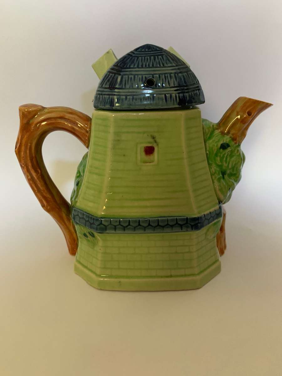 Vintage Ceramic Windmill Teapot