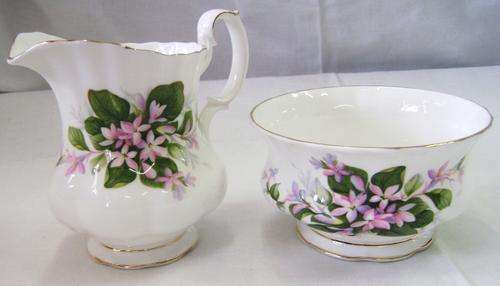 Royal Albert Mayflower Milk jug & Sugar bowl