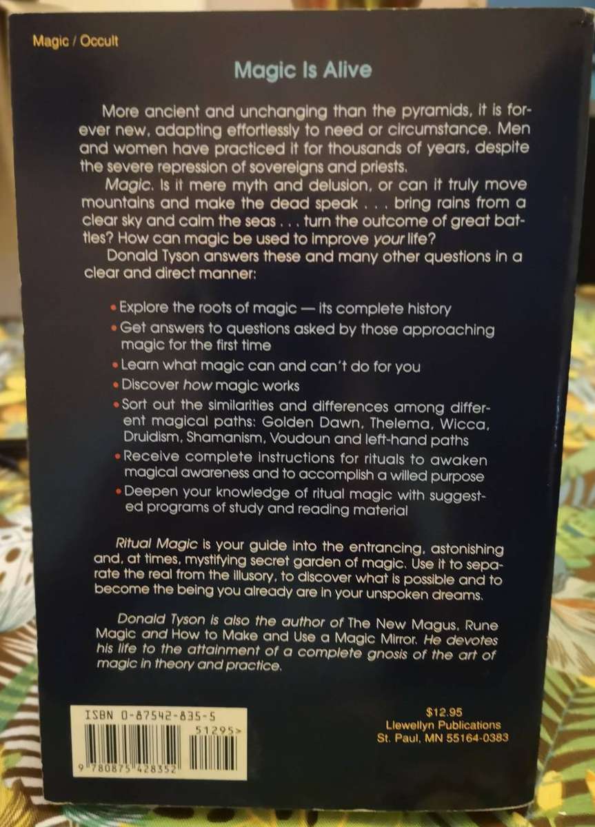 Ritual Magic - What it is & How To Do It by Donald Tyson