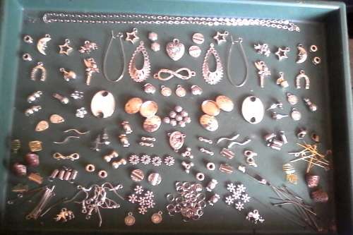 metal mix(new stock)..assorted items  for all in photo..chain and pendant included