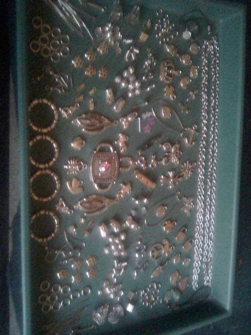 Metal mix..bid on 85pkts for all on photo..2@ chains