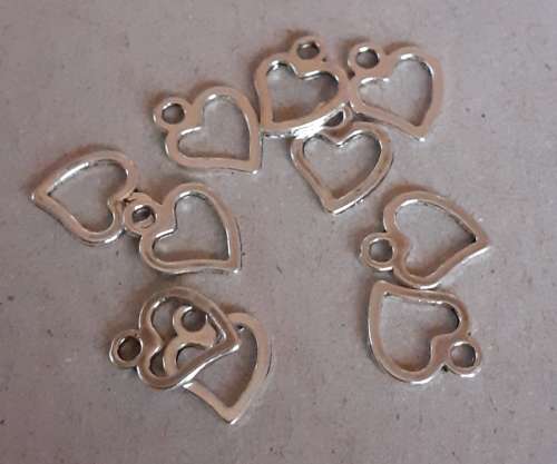 Heart charm(10)