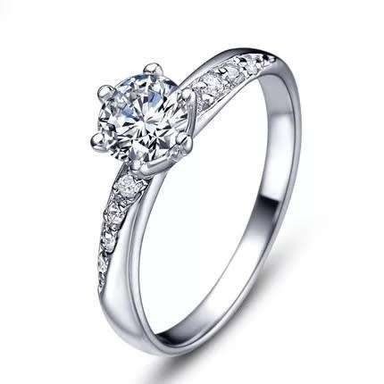 S925 cz diamond engagement ring size 9