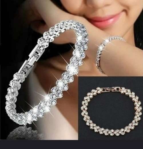 Beautifull rhinestone s925 bracelet 7mm...lenght is 17cm