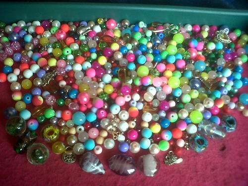!!Glass Mix !!500 plus lampwork,charms and metal beads