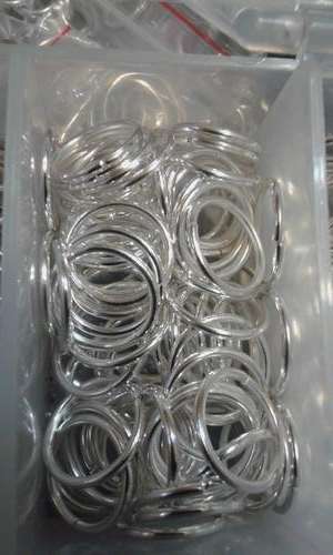 16mm jumprings silver (10)