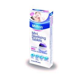 Milton Mini Sterilizing Tablets 50 (FREE SHIPPING WHEN COMBINED WITH OTHER ITEMS)