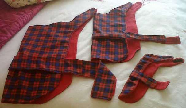 Polar fleece dog jacket/jersey for JAMLINK