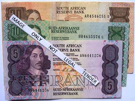 CL Stals 1st issue - R20.00, R10.00 and R5.00 (3 notes).- see photo's.