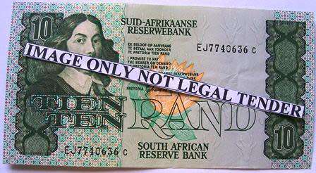 SA R10.00 note  GPC de Kock 3rd issue - Serial No.EJ 7740636C.- see photo's.