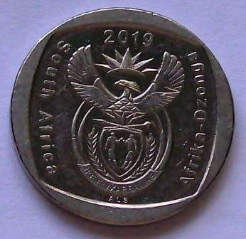 2019 x 1 R5.00 and 5 x R2.00 coins - See description and photo's.
