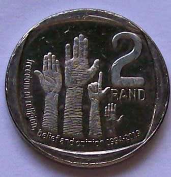 2019 x 1 R5.00 and 5 x R2.00 coins - See description and photo's.