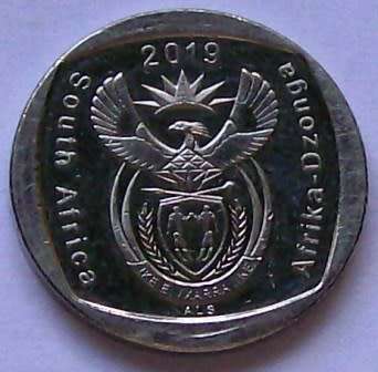 2019 x 1 R5.00 and 5 x R2.00 coins - See description and photo's.