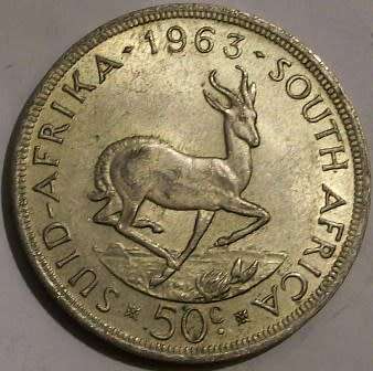 1 X 1963 fifty cents  (Coin is 50% silver)