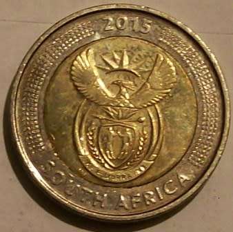 7 X R5.00 coins - See discription and photos below...