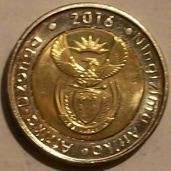 7 X R5.00 coins - See discription and photos below...