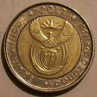 7 X R5.00 coins - See discription and photos below...