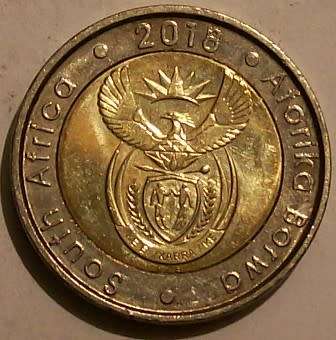 7 X R5.00 coins - See discription and photos below...