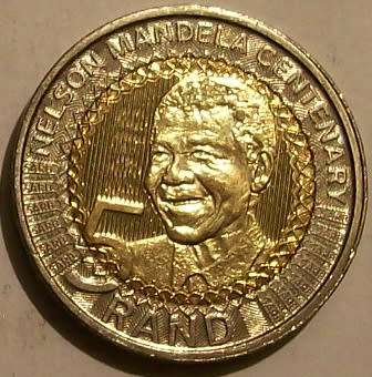 7 X R5.00 coins - See discription and photos below...