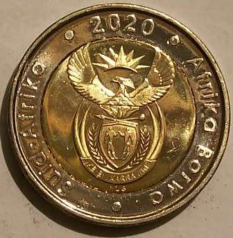 7 X R5.00 coins - See discription and photos below...