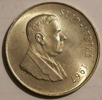 1967 English and Afrikaans Silver Rands.