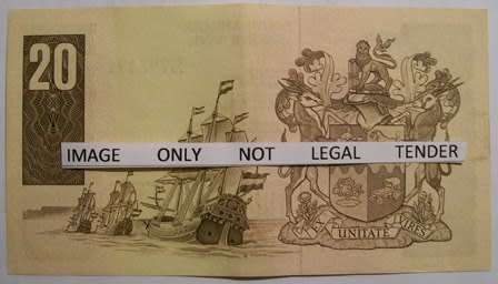 SA R 20.00 note  GPC de Kock 3rd issue - Serial No.D6/73 792491.- see photo`s.