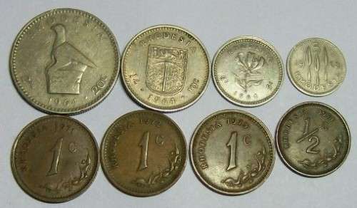 Small collection of Rhodesian Coins.See discription below.
