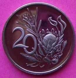 1969 Afrikaans 20c - only 21052 minted