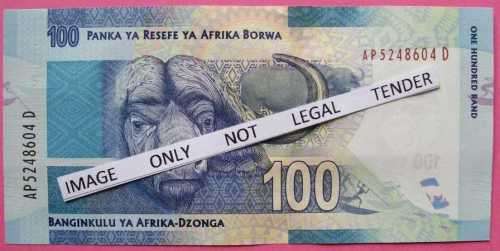 Gill Marcus - 2 X R100.00  notes - Serial No`s : AP 5248604D and BT 1756510DD. See photo`s