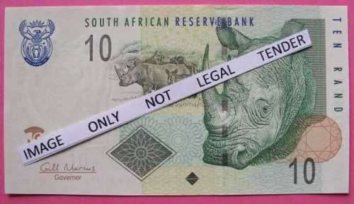 Gill Marcus - 3 X R10.00  notes - Serial No`s : AQ0343912A, AJ5196681A & CE1999583A. See photos.