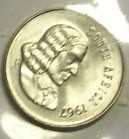 South African 1967  5c coins English and Afrikaans. Please see photos.