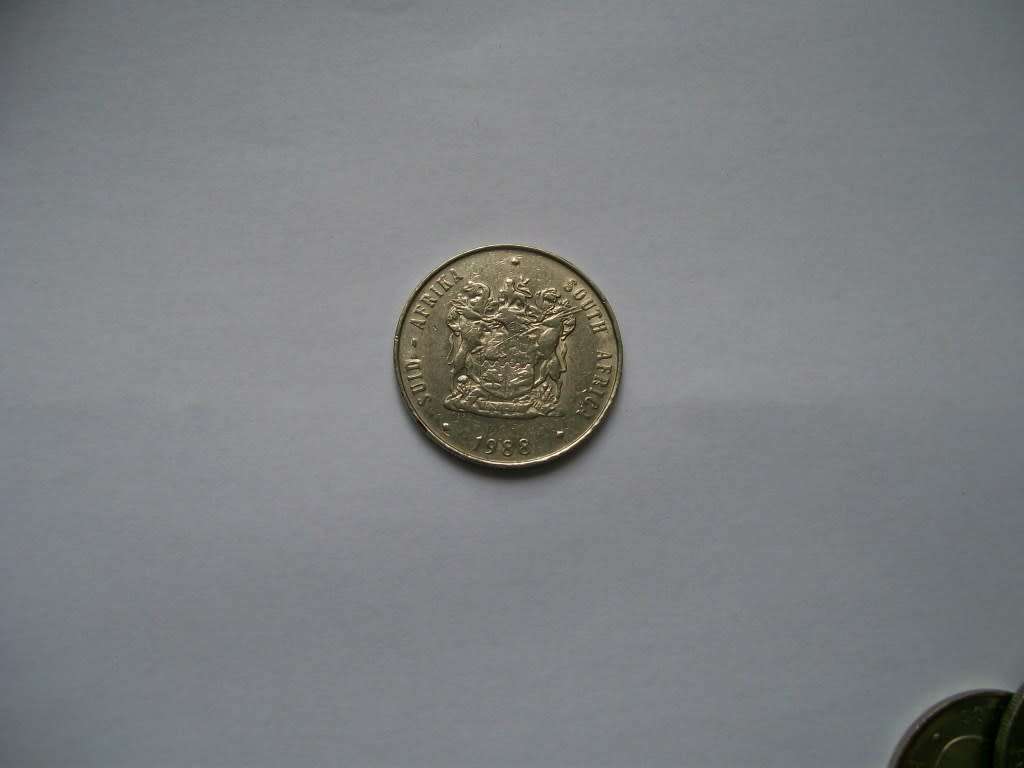 1986, 1987, 1988, 1989 and 1990 - Nickel R1.00  circulated nickel coins. See photos below.