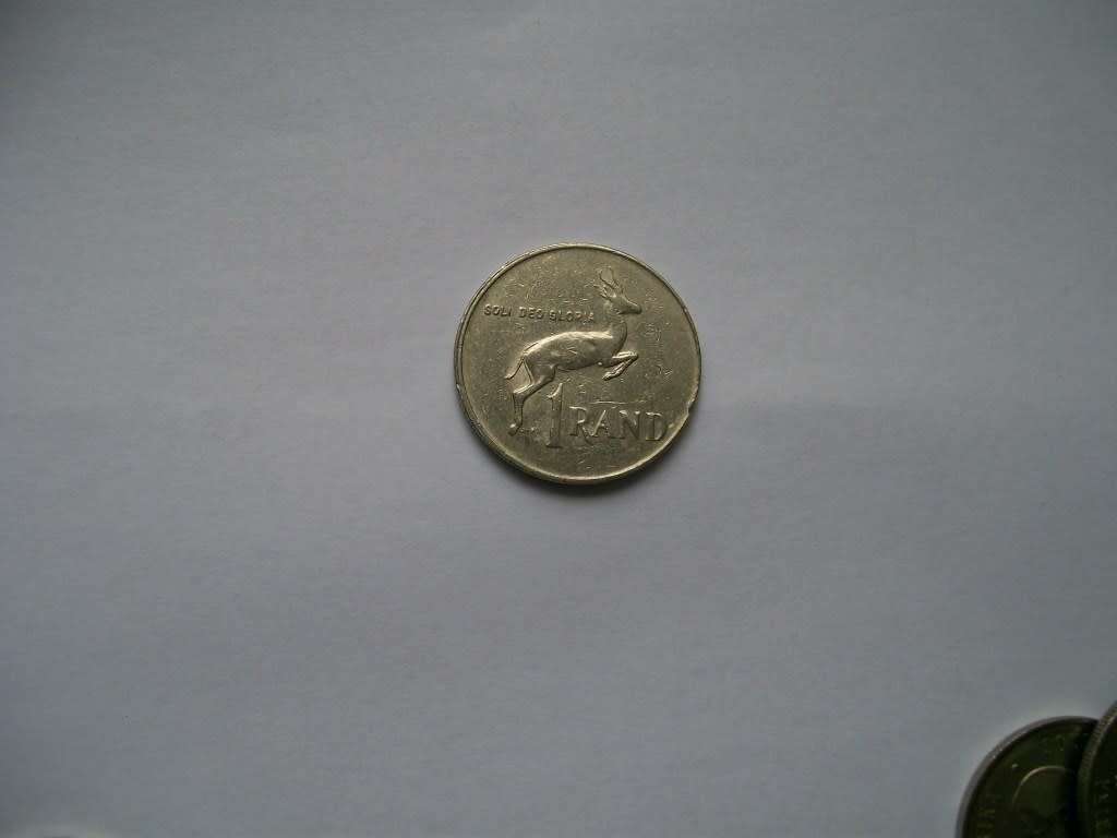 1986, 1987, 1988, 1989 and 1990 - Nickel R1.00  circulated nickel coins. See photos below.