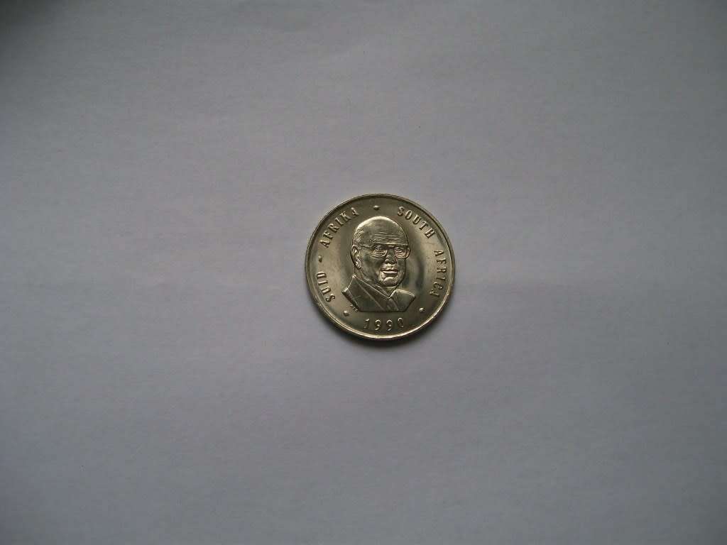 1986, 1987, 1988, 1989 and 1990 - Nickel R1.00  circulated nickel coins. See photos below.