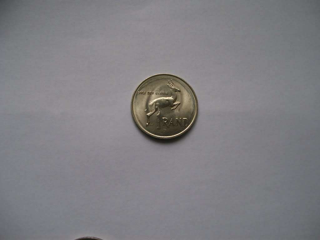 1986, 1987, 1988, 1989 and 1990 - Nickel R1.00  circulated nickel coins. See photos below.