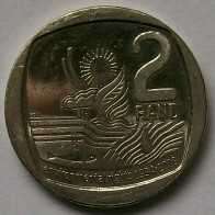 2019 x 5 - R2.00 coins - See description and photo`s.