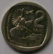 2019 x 5 - R2.00 coins - See description and photo`s.