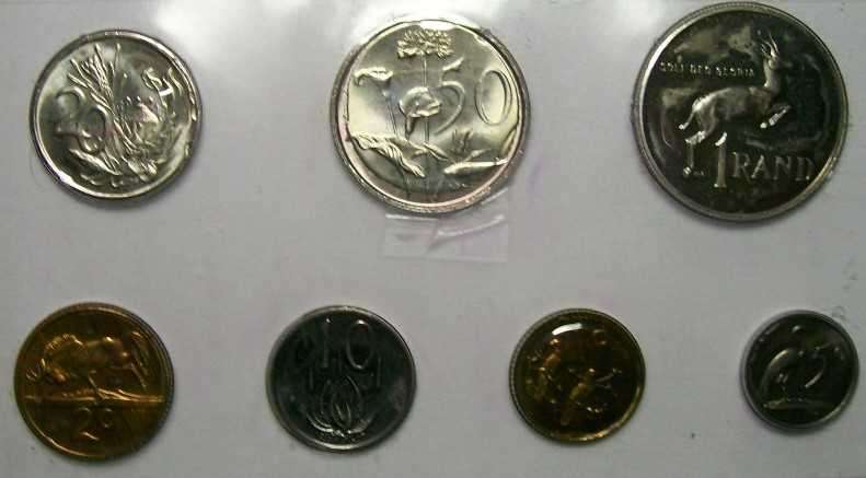 1987 RSA Mint set - only 7642 set issued. See photos