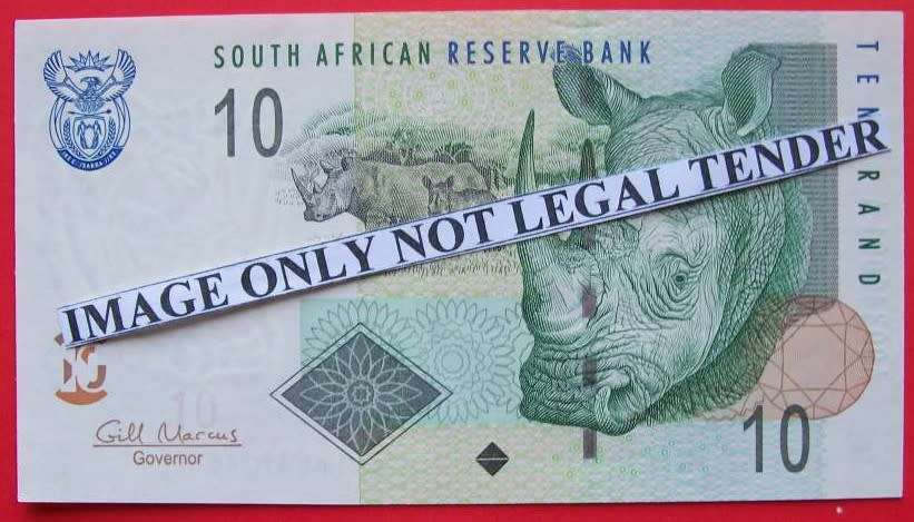 Gill Marcus - 3 X R10.00  notes - Serial No`s :AQ0340001A, CQ1350428A&AJ5196680A. See photos.