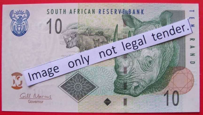 Gill Marcus - 3 X R10.00  notes - Serial No`s :AQ4343582A, CE4345388A & AJ8303718A. See photos.