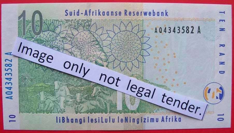 Gill Marcus - 3 X R10.00  notes - Serial No`s :AQ4343582A, CE4345388A & AJ8303718A. See photos.