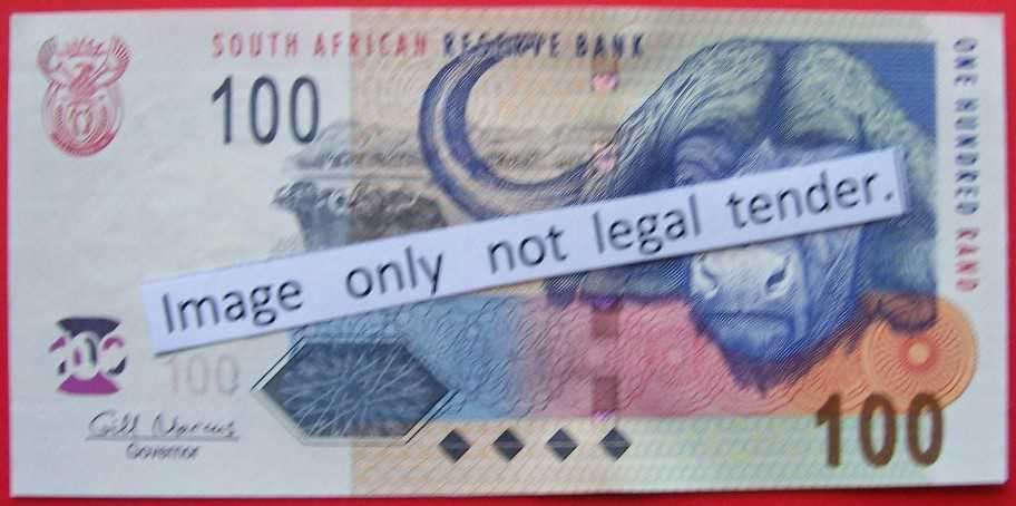 Gill Marcus - 1 X R100.00 note - Serial No`s : AA2557868D. See photos.